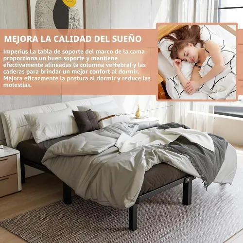 Miniatura 5 de Imperius - Tablas para somier plegable, tabla de literas, soporte para cama, tablas para debajo de la cama, tamaño individual (60x30)