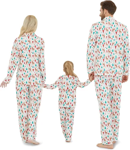 Miniatura 2 de DAUGHTER QUEEN Pijamas de Navidad para la familia, niños de 6 a 15 años, tallas de adultos S-XXL