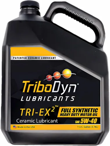 Miniatura 11 de TRI-EX2 - Aceite de motor sintético resistente 5W-40, tecnología patentada de revestimiento cerámico, API CK-4 CJ-4 SN, drenaje extendido, sintético
