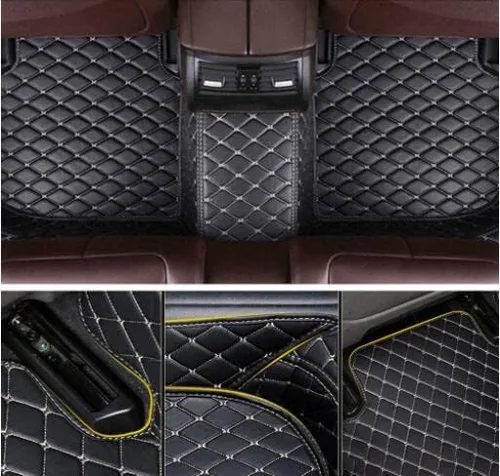 Miniatura 3 de Alfombrillas personalizadas para el piso del automóvil, se ajusta al 98% de los sedán, SUV, deportivos, protectores de cuero impermeables, alfombras