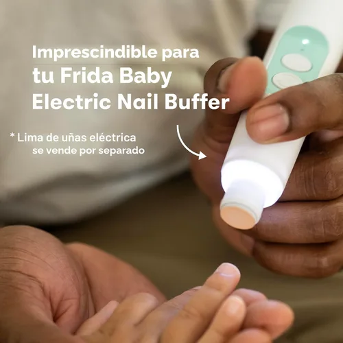 Miniatura 3 de Frida Baby Almohadillas eléctricas de repuesto para uñas, seguro y fácil de arreglar, recortar y limar uñas para recién nacidos, niños pequeños