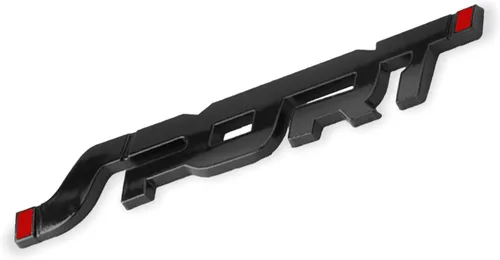 Adhesivo Deportivo de Metal para Automóvil, Emblemas Deportivos de Automóvil, Emblema 3D Premium para Guardabarros Lateral y Maletero Trasero,