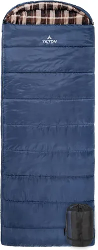 Miniatura 12 de TETON Celsius XL, -25, 20, 0 Degree - Saco de dormir duradero y cálido para adultos y niños. Camping hecho fácil y cálido. Saco de compresión Azul