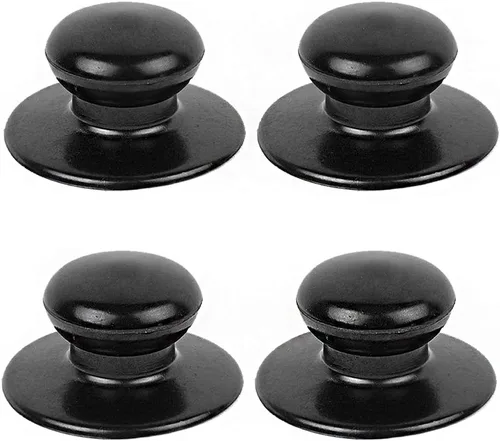 Sonku - Paquete de 4 pomos universales para tapa de ollas de cocina, perillas de repuesto para cacerola de hervidor de agua, tapa de cacerola de