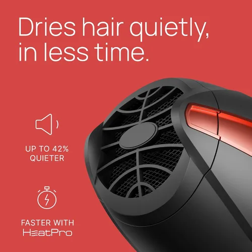 Miniatura 3 de TREZORO Secador de pelo profesional – Secador de pelo iónico de 2000 W con difusor para uso personal y salón de belleza – Secado potente, rápido