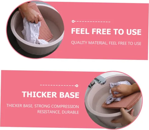Miniatura 9 de Toddmomy 1 juego de lavabo de ropa para muñecas de bebé, ropa infantil, tabla de lavar a mano para niños, papelera para lavandería, lavabo de cara