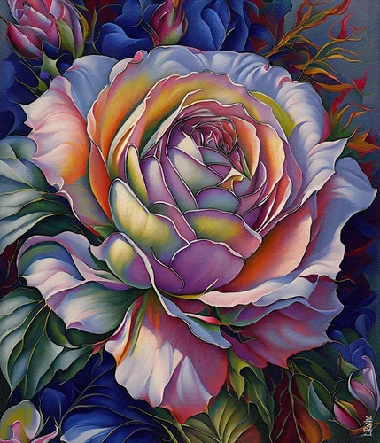 Miniatura 8 de Ingooood Rompecabezas de 1000 piezas – Serie Fantasía – Juguetes de entretenimiento de rosas para adultos rompecabezas para decoración del hogar