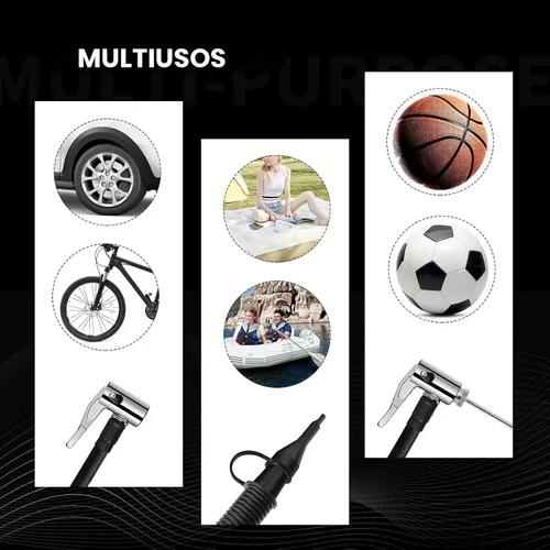 Miniatura 8 de AVID POWER Inflador de neumáticos, compresor de aire portátil, bomba de neumáticos de coche de 12 V CC/110 V CA con inflado y desinflado, 5 modos