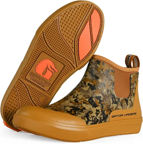 Miniatura 58 de Gator Waders Botas de campamento para hombre, zapatos impermeables hasta el tobillo para lluvia y barro, pesca, caza y ropa de campamento