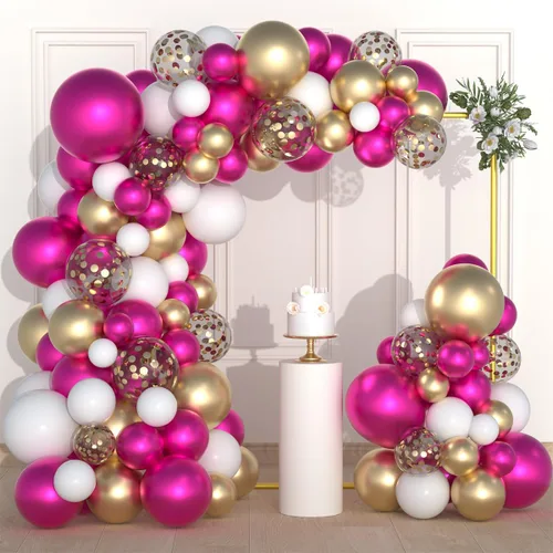 Miniatura 14 de Kit de arco de guirnalda de globos azules y negros dorados, globos azul real y negro dorado para hombres, 30º 40º videojuego, cumpleaños, boda