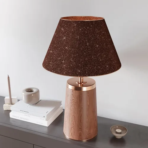 Miniatura 6 de CRE8TIVE Papel tapiz marrón oscuro con purpurina, borde de pared para despegar y pegar, 8 x 80 pulgadas, papel tapiz de tela brillante, extraíble