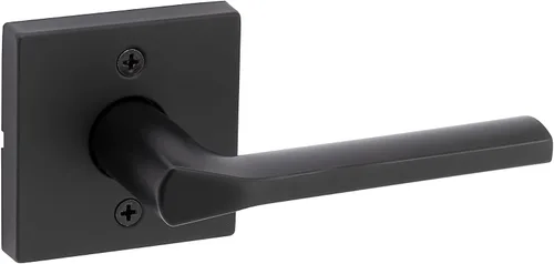 Miniatura 17 de Kwikset Lisboa - Manija interior de puerta de privacidad con cerradura, palanca de puerta para baño y dormitorio, palanca de puerta con botón
