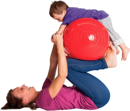 Miniatura 3 de Gymnic LP8801 Physio Roll, 40, Rojo, Hecho en Italia