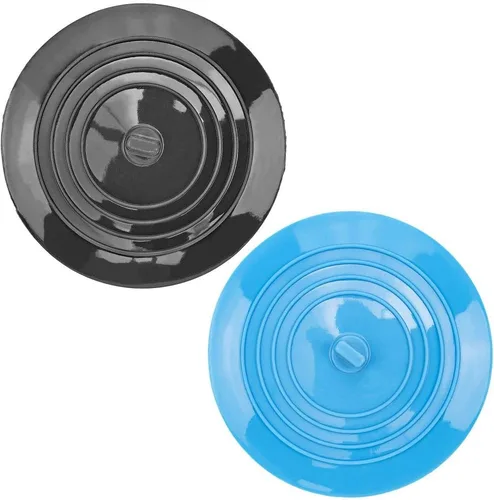Miniatura 2 de Juego de tapones de drenaje de silicona para fregadero, paquete de 2 tapones extra anchos de 6 pulgadas para fregaderos de cocina, trituradores