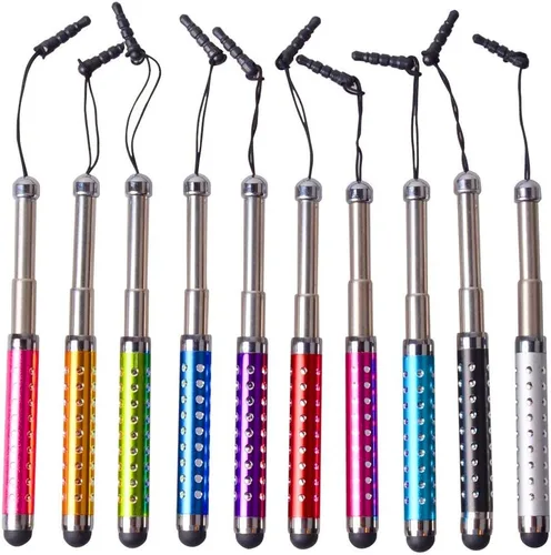 Miniatura 8 de IC ICLOVER 10 lápices capacitivos retráctiles brillantes para iPhone 14/13/12/11/PRO/Max/X/XS MAX, iPad, iPod, Samsung, teléfono Android, Kindle