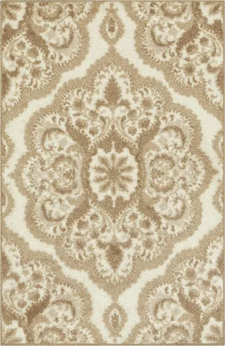Miniatura 34 de Maples Rugs - Alfombra antideslizante Vivian, para pasillo o entrada, patrón de medallones [fabricada en Estados Unidos], 2 x 6 pies, color gris