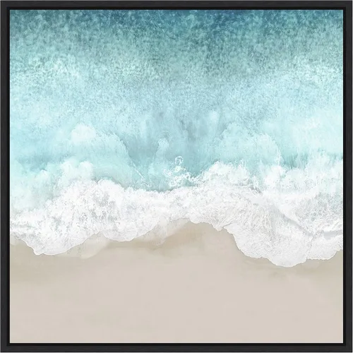 Miniatura 11 de Amanti Art Lienzo enmarcado para pared, 16 x 16 pulgadas, olas del océano II, por Maggie Olsen, lienzo enmarcado para pared, obras de arte de playa