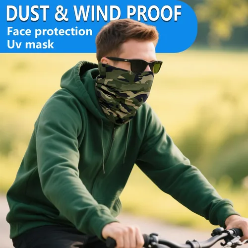 Miniatura 6 de 12 polainas refrescantes para el cuello para hombres y mujeres, transpirables, protección solar, bandanas para el cuello
