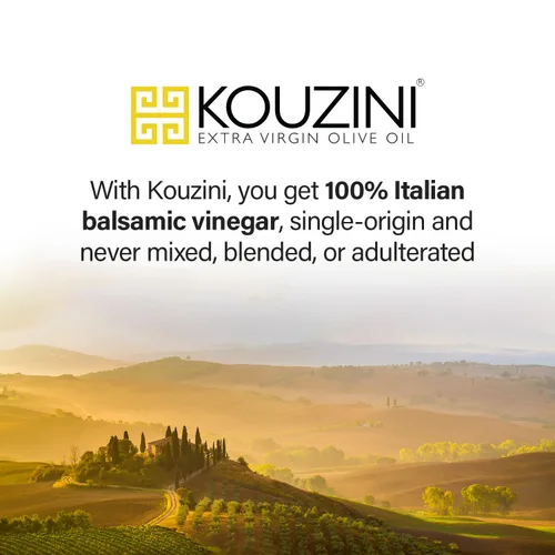 Miniatura 7 de Kouzini Vinagre balsámico de lima jalapeño blanco ultra premium, aderezo italiano dulce y grueso para ensalada, vinagre orgánico de módena - 8.5 fl