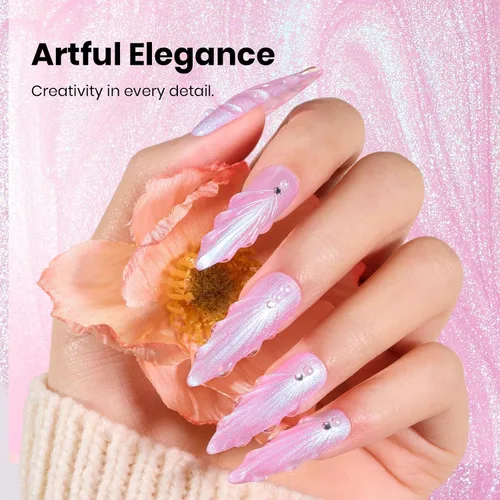 Miniatura 470 de Beetles - Esmalte de uñas de gel marrón – 0.5 onzas líquidas de esmalte de gel marrón oscuro, lámpara LED UV para uñas, regalo de manicura para I