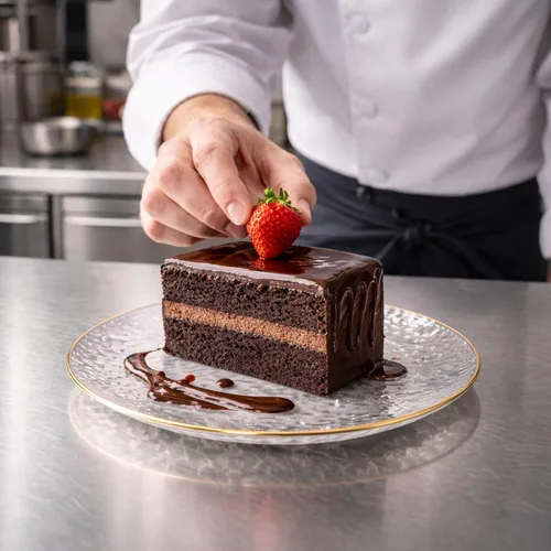 Miniatura 5 de Restaurantware Moderna - Platos desechables de 7.5 pulgadas, 40 platos de plástico duraderos para fiestas, platos llanos de plástico transparente