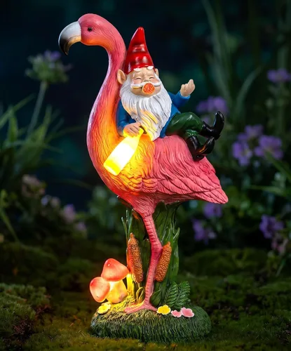 Miniatura 12 de Candieslife Estatua de jardín de oso solar con colmena brillante y cachorro, figura LED para exteriores, decoración para patio, césped, arte