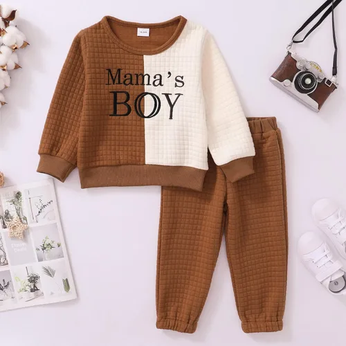 Miniatura 2 de KIMI BEAR Ropa de bebé para niños pequeños, trajes de algodón, sudadera y pantalones, ropa de otoño e invierno para niños