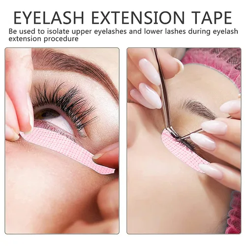 Miniatura 7 de 6 rollos de cinta adhesiva para pestañas, cinta adhesiva de tela para extensión de pestañas, cinta de microporo transpirable de tela
