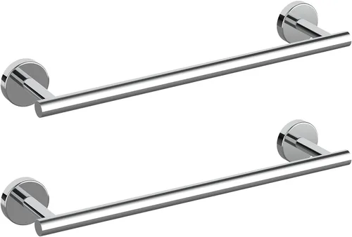 Miniatura 32 de SEIDO Toallero de acero inoxidable 304 para pared de baño, longitud útil de 9.6 pulgadas, barra de toalla de mano dorada cepillada, barra de toalla