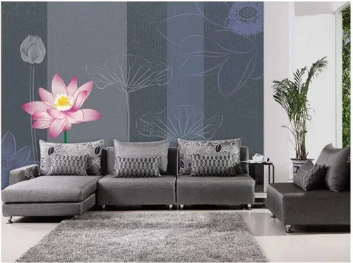 Miniatura 12 de Mural de pegatina removible para decorar el hogar Bonito árbol de cerezo en flor