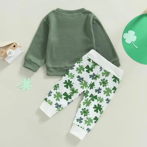 Miniatura 35 de Sasaerucure Infant Toddler Baby Boy Halloween Outfits Long Sleeve Shirts Pumpkin Sweatshirt with Pants 2Pcs Winter Clothes