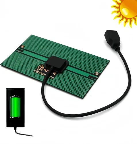 Miniatura 2 de Nuevo panel solar banco de energía 1.65 W 5.5 V 300 mA USB portátil impermeable mini panel solar, para pequeños productos de batería senderismo