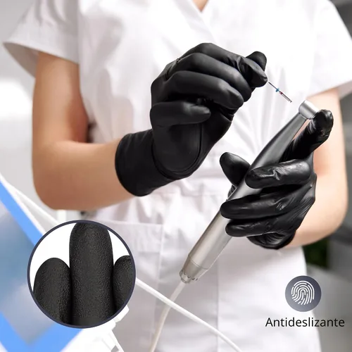 Miniatura 5 de SwiftGrip Disposable Nitrile Exam Gloves, Black Nitrile Gloves Disposable Latex Free for Medical, Cooking & Esthetician