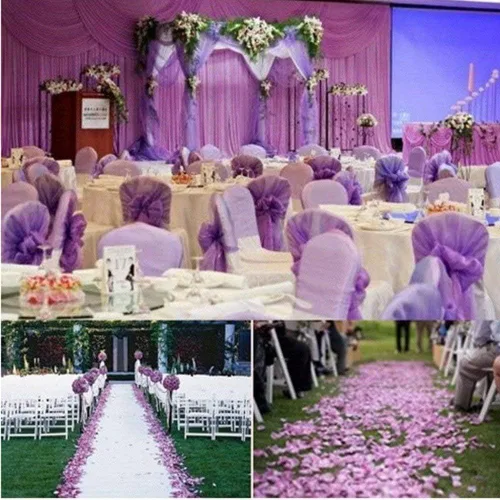 Miniatura 6 de CATTREE Pétalos de rosa, 2000 piezas de flores artificiales de seda, florero, decoración del hogar, boda, novia, decoración de jardín, fiesta