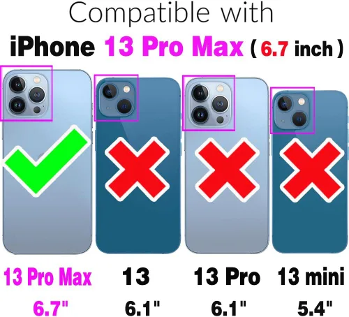 Miniatura 2 de Asuwish Funda de teléfono para iPhone 13 Pro Max 2021 de 6.7 pulgadas con protector de pantalla, híbrida, lindo mármol, cuerpo completo, duro