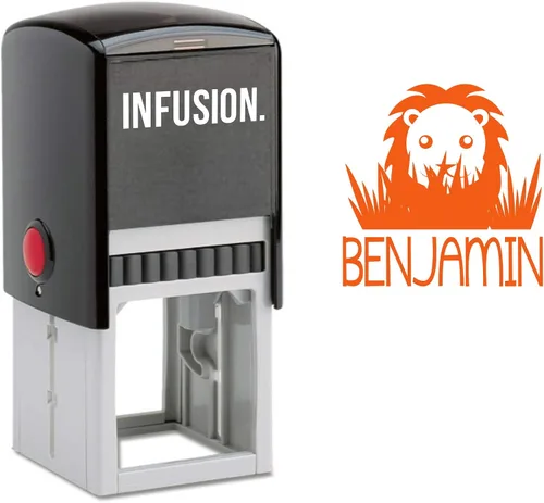 Miniatura 11 de Infusion Sello con nombre de niño autoentintado para niños (Bee Great)