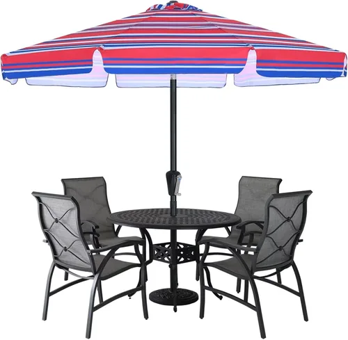 Miniatura 36 de ABCCANOPY Sombrillas prémium de 10 pies (3.05 m) para patio, beige claro