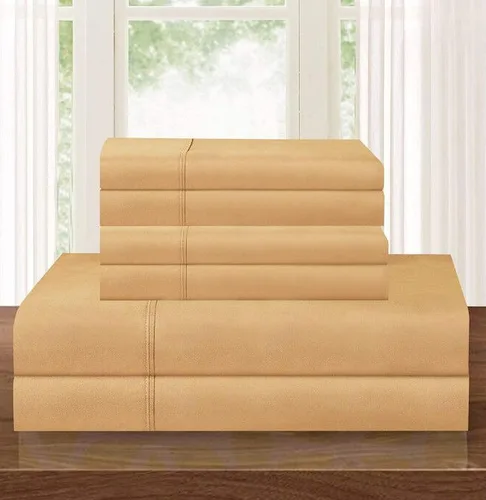 Miniatura 44 de Elegant Comfort - Juego de ropa de cama resistente a arrugas y decoloración más acogedor, sábana bajera elástica en todo el contorno, bolsillo