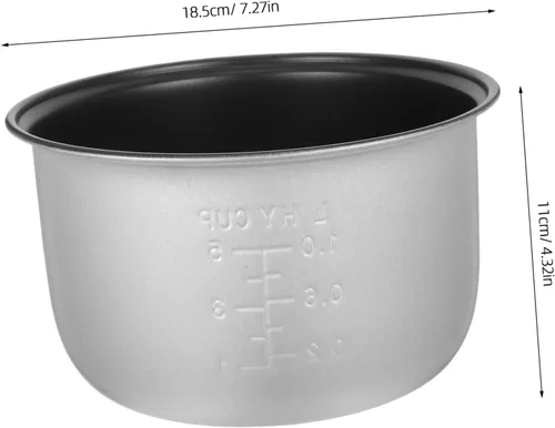 Miniatura 2 de 2l Cocina Interior Olla De Reemplazo Olla Antiadherente Fácil Cocina Sopa Portátil Elegante