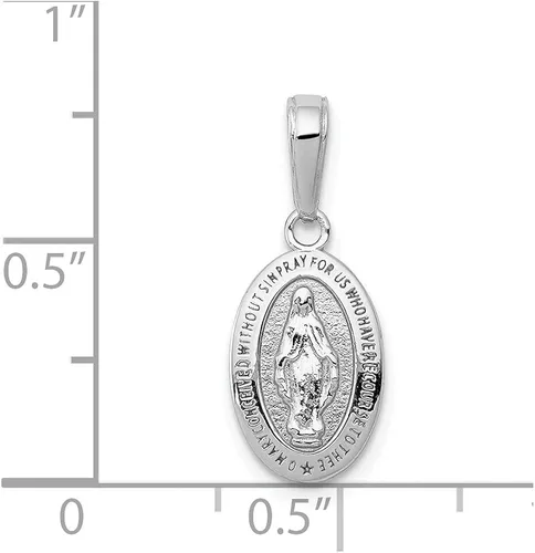 Miniatura 4 de 14k Gold Miraculous Medal Charm Fine Jewelry for Women