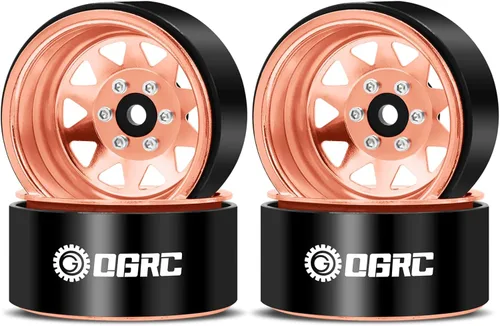 Miniatura 10 de OGRC 4 piezas de ruedas de aluminio de 1.9 pulgadas con Beadlock y offset negativo para TRX4 TRX6 SCX10 I II III 90046 AXI03007 Redcat GEN7 GEN8