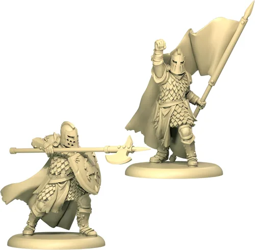 Miniatura 4 de CMON A Song of Ice and Fire - Juego de miniaturas de mesa Baratheon Halberdiers - House Baratheon Vanguard Defense! Juego de estrategia