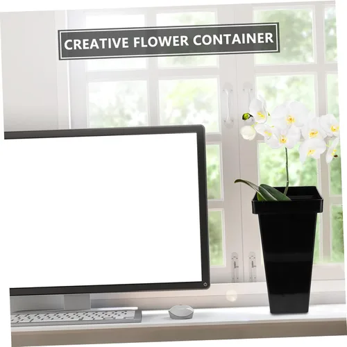 Miniatura 5 de Macetas decorativas de jardinería cubos de forma cuadrada para arreglos florales