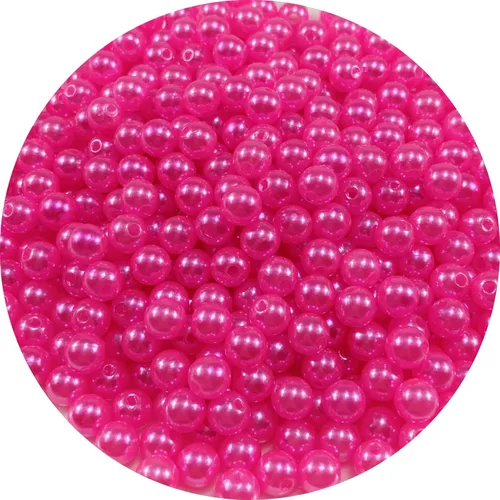 Miniatura 39 de 400 piezas de cuentas de perlas de 8 mm Cuentas de perlas negras redondas con agujeros para manualidades de costura, decoración, pulseras, collares