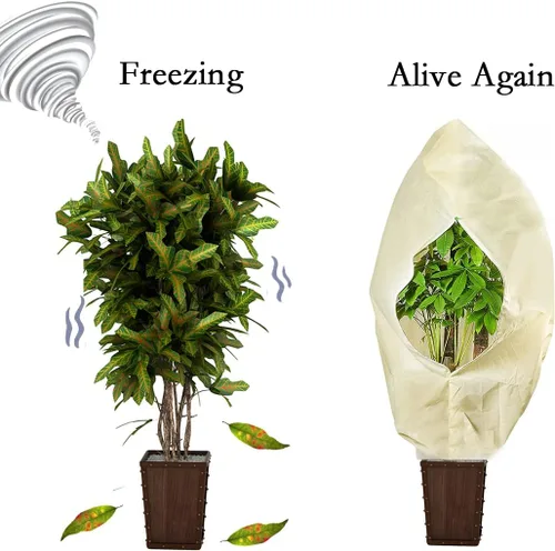 Miniatura 5 de gardtree Cubiertas de protección contra heladas para plantas más gruesas de 31.5 x 47.2 pulgadas, paquete de 3 unidades, 2.4 oz/yd², cubiertas