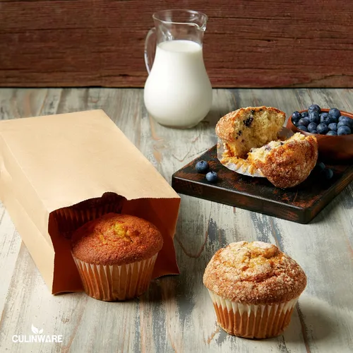 Miniatura 2 de Culinware Bolsas de papel kraft – Bolsas marrones duraderas para aperitivos, almuerzo, sándwich, pasteles, palomitas de maíz, comestibles
