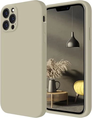 Miniatura 15 de FireNova Funda diseñada para iPhone 12 Pro, funda de silicona [protección de cámara] con forro de microfibra suave antiarañazos, 6.1 pulgadas