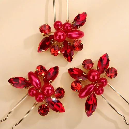 Miniatura 6 de Teyglen Diadema de cuentas de cristal de perlas extra largas para el cabello de novia, accesorios para el cabello de boda, pieza de pelo de cristal