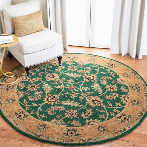 Miniatura 25 de Safavieh colección Heritage HG628A - tapete oriental tradicional hecho a mano de lana verde oscura y dorada, Lana, negro / beige (Black/ Beige)