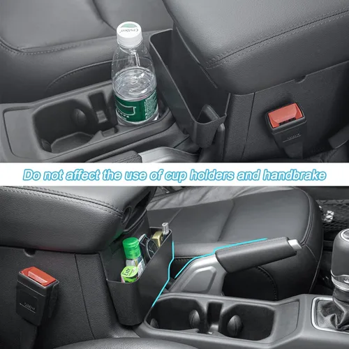 Miniatura 7 de PIMCAR 3 accesorios interiores compatibles con Jeep Wrangler JL/JLU 2018-2026 y Gladiator JT Truck 2020-2026, incluyendo organizador de consola
